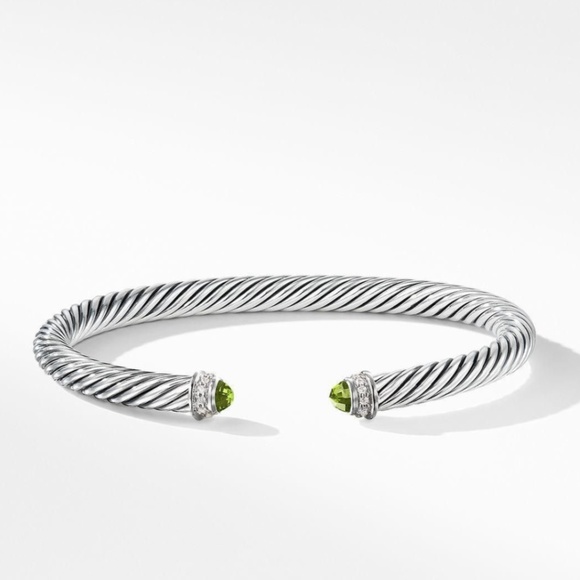 DAVID YURMAN bracelet, Peridot & Diamonds - Picture 5 of 6